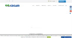 Desktop Screenshot of cegam.com