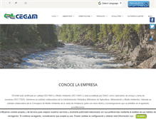 Tablet Screenshot of cegam.com